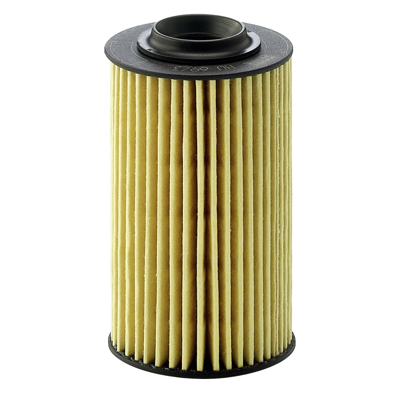 SAAB Engine Oil Filter 93186310 - MANN-FILTER HU693X